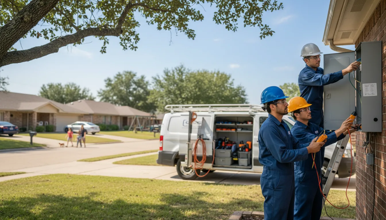 Certified electrician providing emergency electrical services in Sutherland, NE